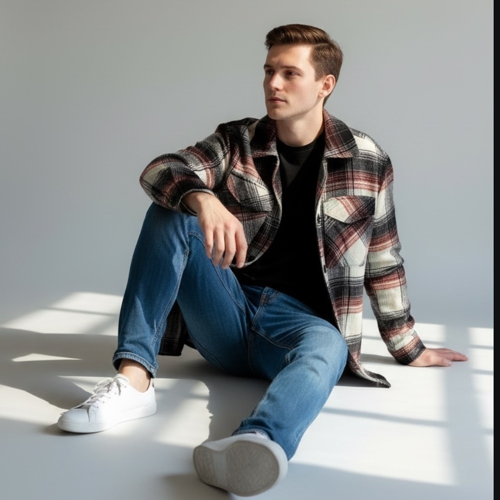Hurley Plaid Button-Up Shirt